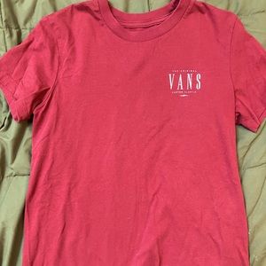 red vans t-shirt